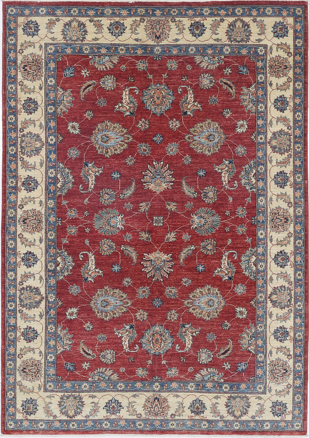 Hand Knotted Ziegler Farhan Wool Rug 5' 6" x 7' 8" - No. AT93041