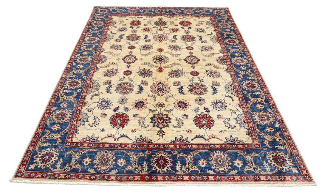 Hand Knotted Ziegler Farhan Wool Rug 5' 8" x 7' 10" - No. AT28307