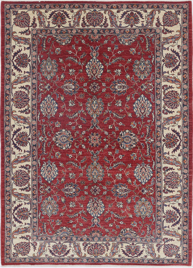 Hand Knotted Ziegler Farhan Wool Rug 5' 7" x 7' 10" - No. AT33678