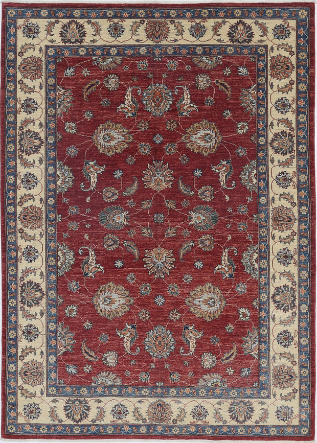 Hand Knotted Ziegler Farhan Wool Rug 5' 7" x 7' 10" - No. AT90459