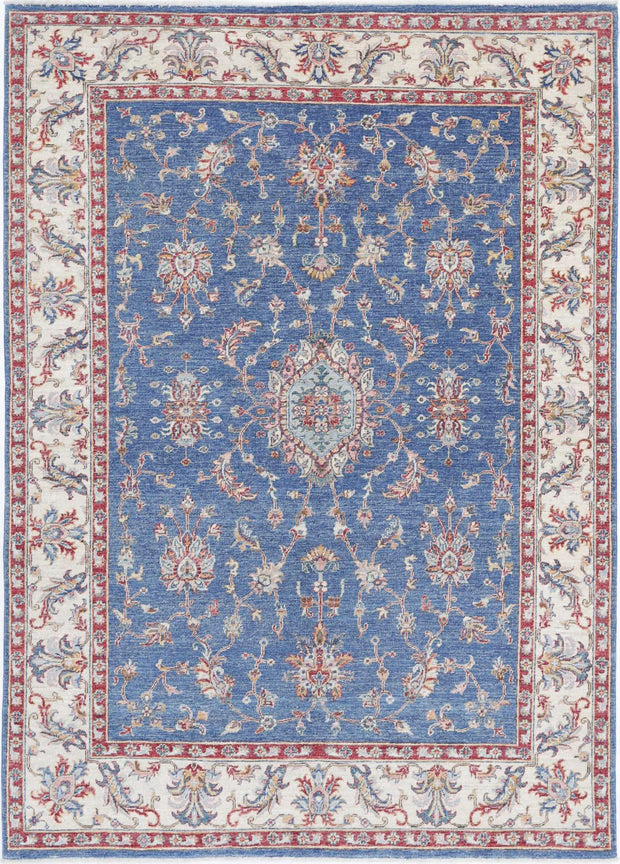 Hand Knotted Ziegler Farhan Wool Rug 5' 8" x 7' 11" - No. AT73673