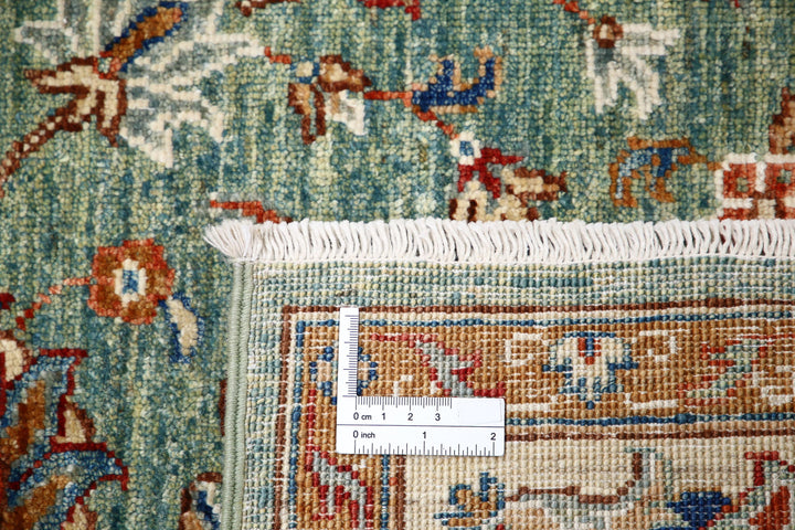 Afghan Ziegler Farhan Rug 5'6" x 8'2" Hand-Knotted | No. AT99609