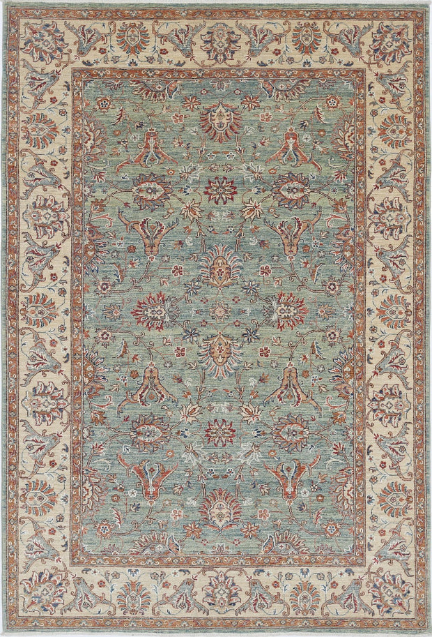 Hand Knotted Ziegler Farhan Wool Rug 5' 6" x 8' 2" - No. AT99609