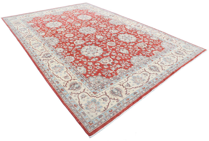 Hand Knotted Ziegler Farhan Wool Rug 9' 2" x 13' 4" - No. AT79448
