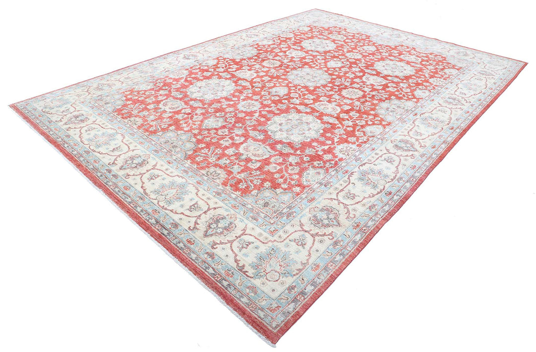 Hand Knotted Ziegler Farhan Wool Rug 9' 2" x 13' 4" - No. AT79448