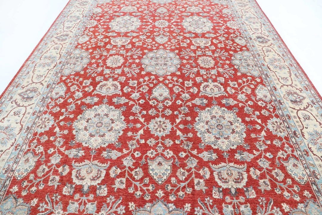 Hand Knotted Ziegler Farhan Wool Rug 9' 2" x 13' 4" - No. AT79448
