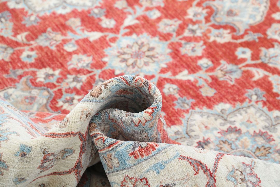 Hand Knotted Ziegler Farhan Wool Rug 9' 2" x 13' 4" - No. AT79448