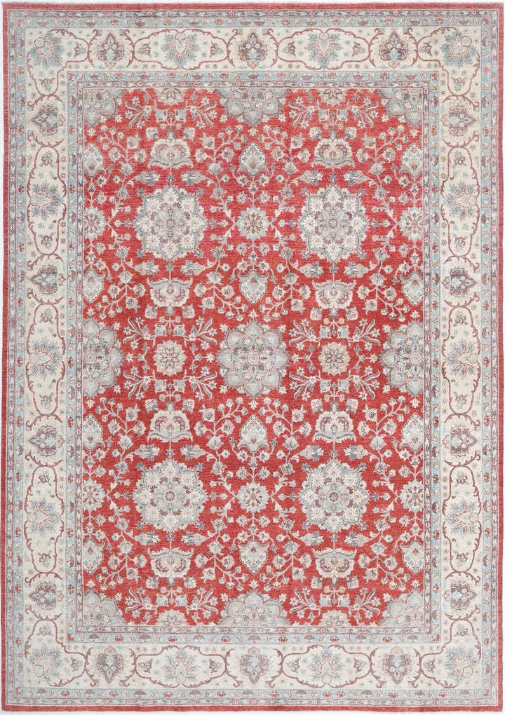 Hand Knotted Ziegler Farhan Wool Rug 9' 2" x 13' 4" - No. AT79448