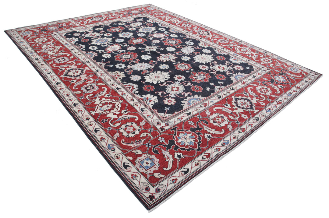 Afghan Ziegler Farhan Rug 8' 10" x 11' 4" Hand-Knotted | No. AT98500