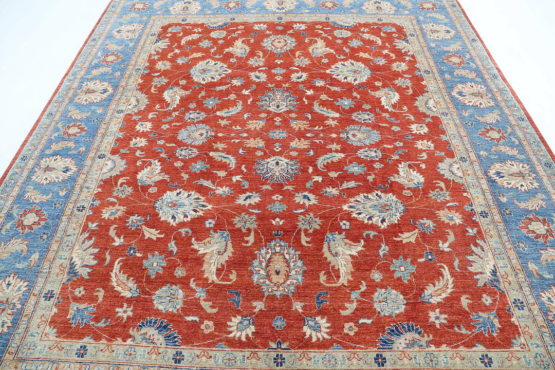 Hand Knotted Ziegler Farhan Wool Rug 8' 4" x 9' 9" - No. AT373481
