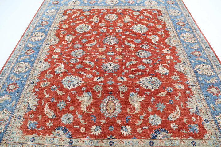 Hand Knotted Ziegler Farhan Wool Rug 8' 4" x 9' 9" - No. AT373481