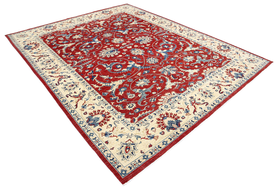 Hand Knotted Ziegler Farhan Wool Rug 7' 10" x 9' 9" - No. AT19699