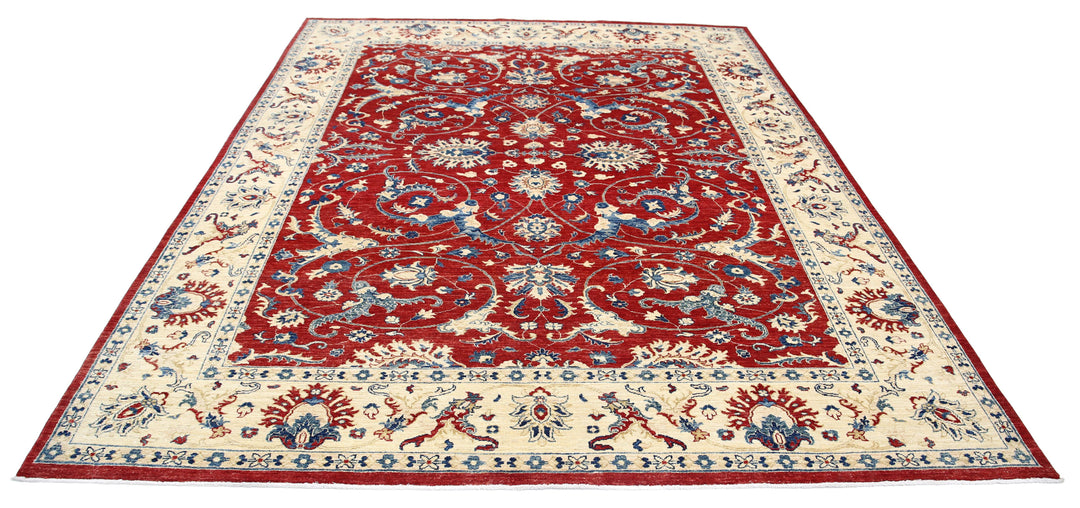 Hand Knotted Ziegler Farhan Wool Rug 7' 10" x 9' 9" - No. AT19699