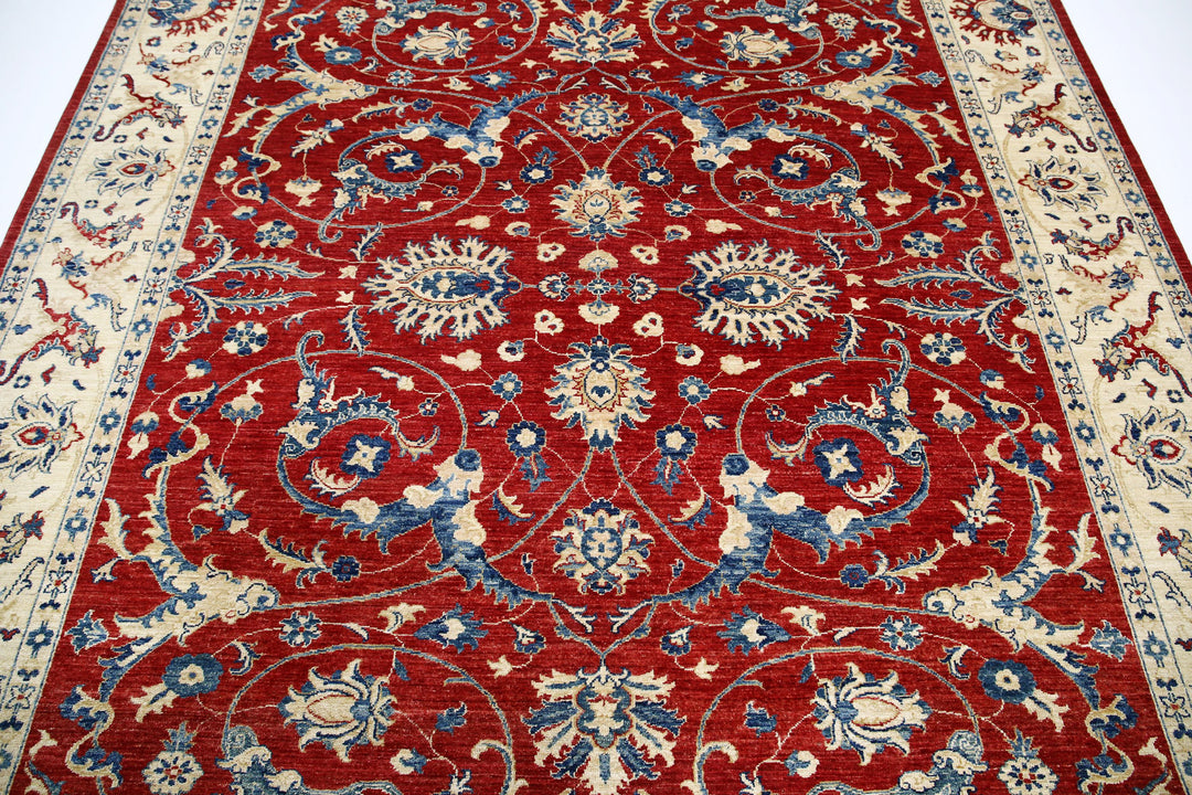 Hand Knotted Ziegler Farhan Wool Rug 7' 10" x 9' 9" - No. AT19699
