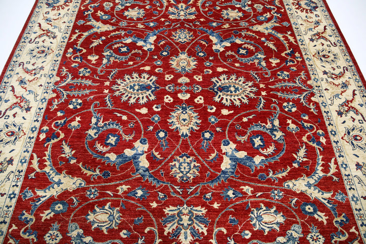 Hand Knotted Ziegler Farhan Wool Rug 7' 10" x 9' 9" - No. AT19699
