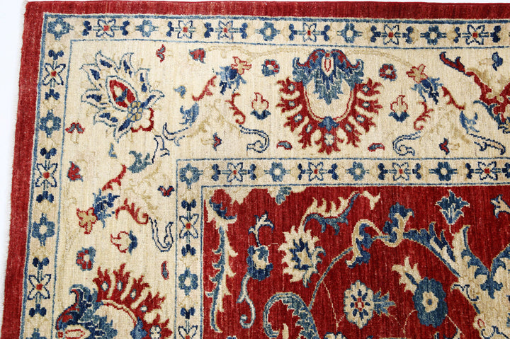 Hand Knotted Ziegler Farhan Wool Rug 7' 10" x 9' 9" - No. AT19699