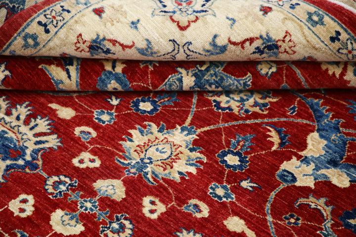 Hand Knotted Ziegler Farhan Wool Rug 7' 10" x 9' 9" - No. AT19699