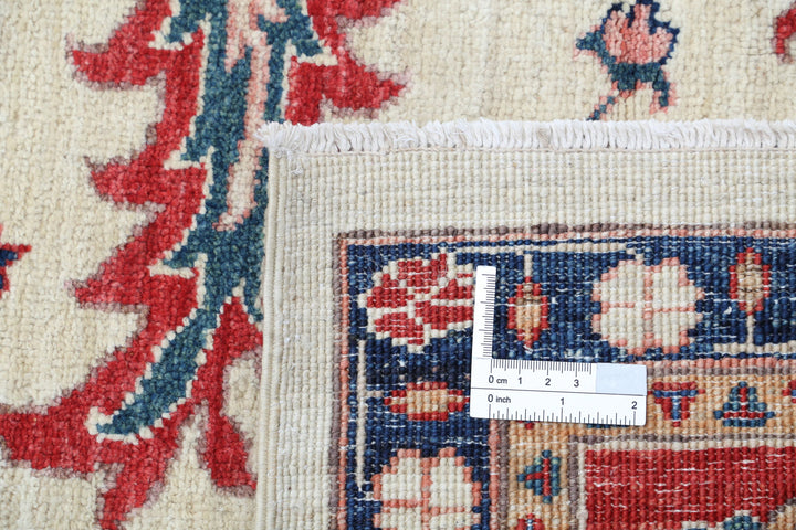 Afghan Ziegler Rug 8' 1" x 9' 1" Hand-Knotted | No. AT48529
