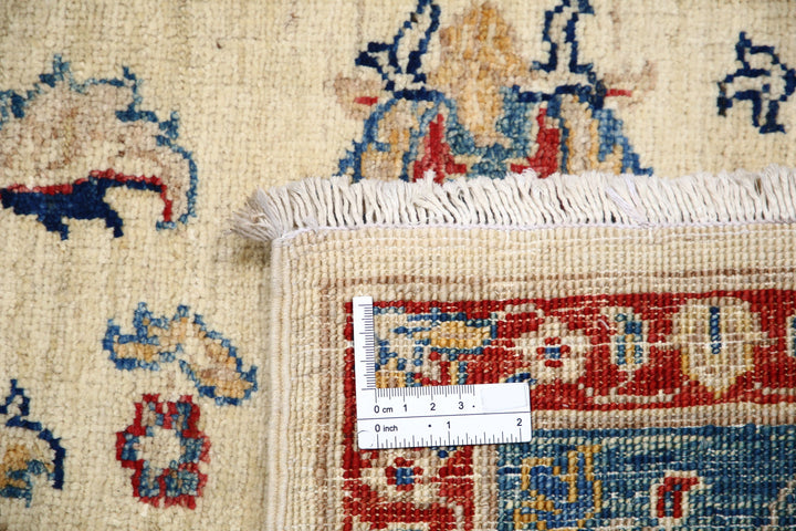 Afghan Ziegler Rug 4' 11" x 6' 7" Hand-Knotted | No. AT53732