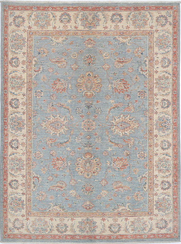 Hand Knotted Ziegler Farhan Wool Rug 4' 11" x 6' 7" - No. AT94084
