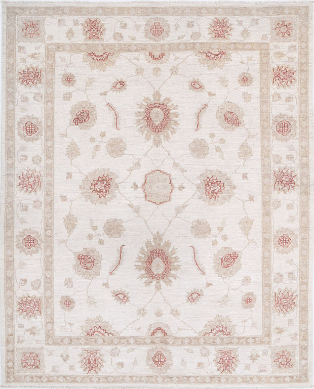 Hand Knotted Ziegler Farhan Wool Rug 4' 11" x 6' 2" - No. AT91601