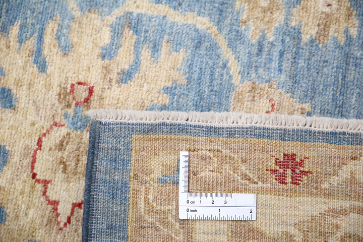 Afghan Ziegler Rug 5' 0" x 6' 8" Hand-Knotted | No. AT48060