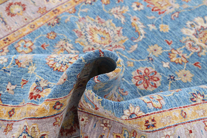 Afghan Ziegler Farhan Rug 4' 11" x 6' 6" Hand-Knotted | No. AT11788