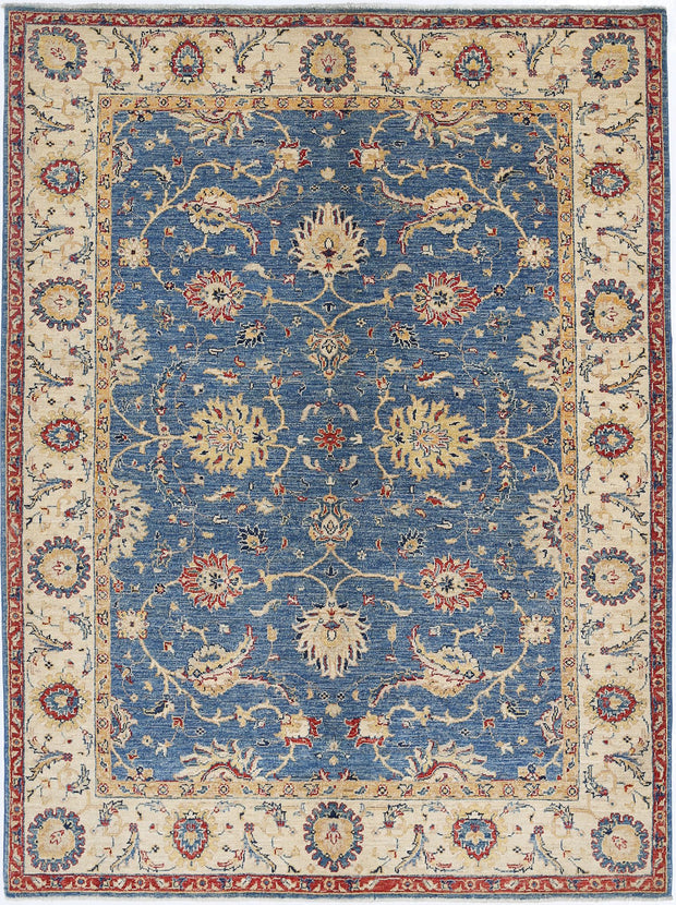 Hand Knotted Ziegler Farhan Wool Rug 5' 0" x 6' 8" - No. AT93898