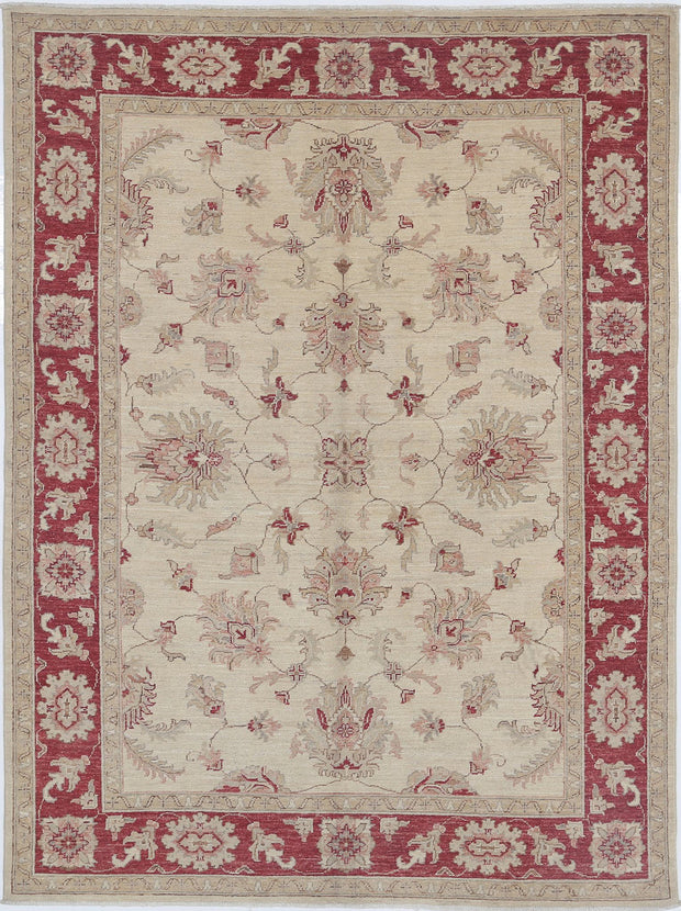 Hand Knotted Ziegler Farhan Wool Rug 5' 0" x 6' 8" - No. AT13494