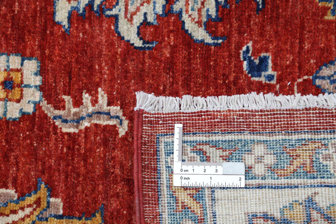 Afghan Ziegler Rug 4'10" x 6'6" Hand-Knotted | No. AT42996
