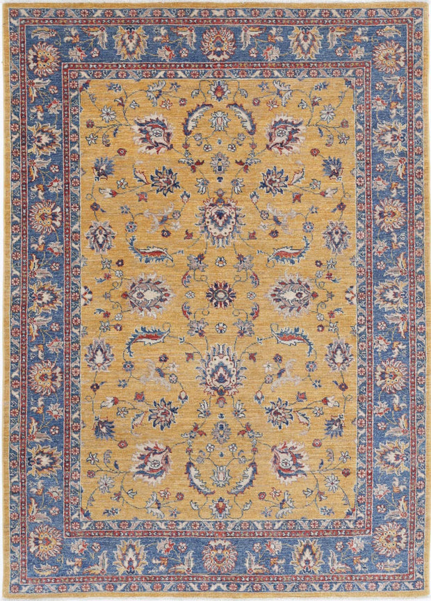 Hand Knotted Ziegler Farhan Wool Rug 5' 0" x 6' 8" - No. AT83847