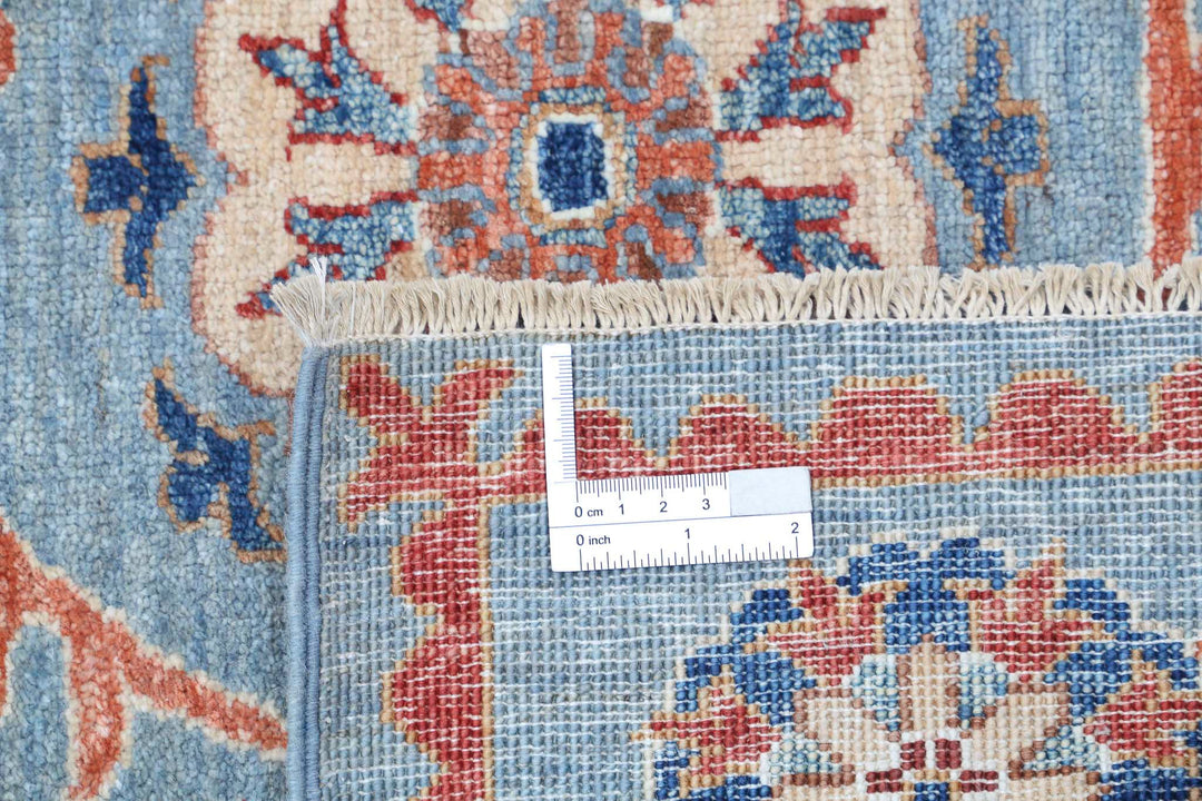 Afghan Ziegler Rug 5' 0" x 6' 4" Hand-Knotted | No. AT19420