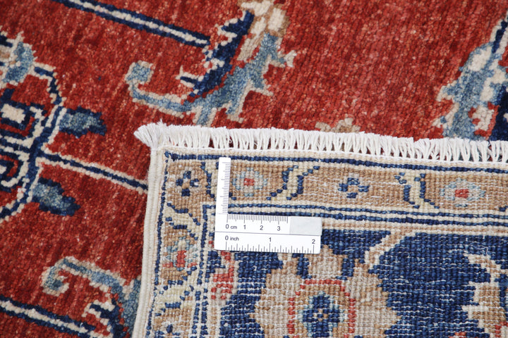 Afghan Ziegler Rug 4' 11" x 6' 7" Hand-Knotted | No. AT85448