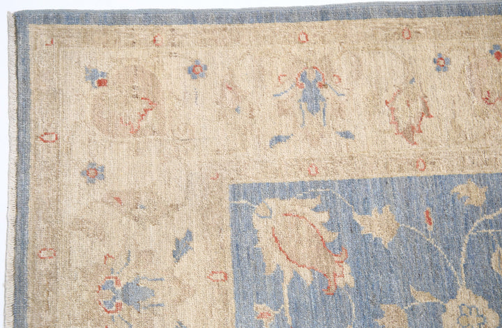 Afghan Ziegler Rug 5' 0" x 6' 4" Hand-Knotted | No. AT87571