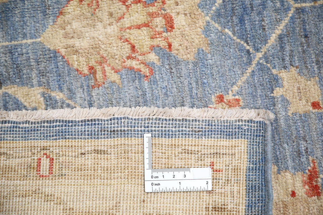Afghan Ziegler Rug 5' 0" x 6' 4" Hand-Knotted | No. AT87571