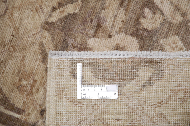 Brown Afghan Ziegler Rug 2' 8" x 3' 10" Hand-Knotted | No. AT57294