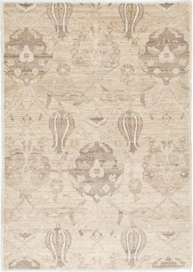 Hand Knotted Ziegler Farhan Wool Rug 2' 8" x 3' 10" - No. AT57294