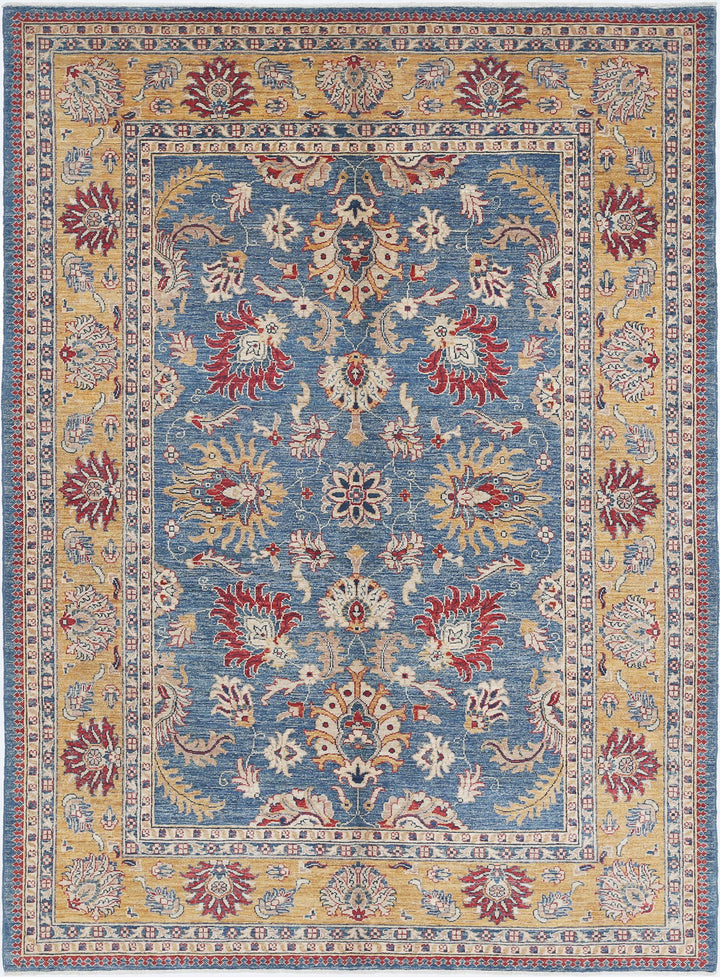 Hand Knotted Ziegler Farhan Wool Rug 5' 8" x 7' 9" - No. AT73717