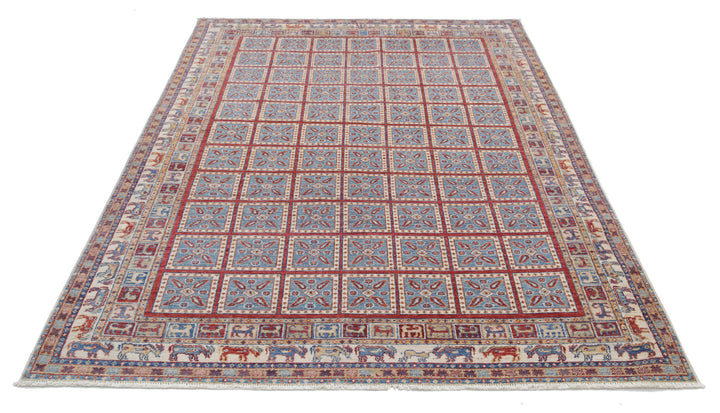 Hand Knotted Ziegler Farhan Wool Rug 5' 5" x 7' 6" - No. AT23979