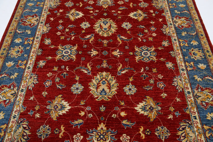 Afghan Ziegler Farhan Rug 5' 9" x 8' 4" Hand-Knotted | No. AT14152