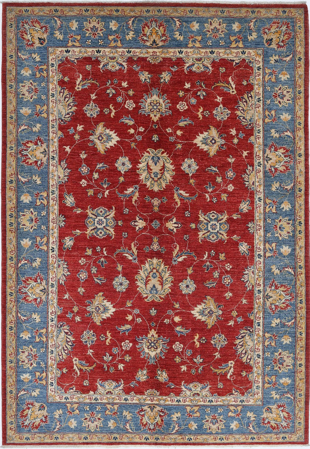 Hand Knotted Ziegler Farhan Wool Rug 5' 9" x 8' 4" - No. AT14152