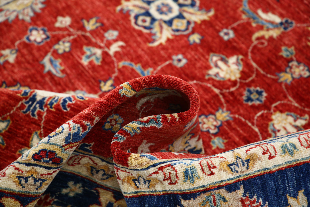 Hand Knotted Ziegler Farhan Wool Rug 5' 7" x 7' 4" - No. AT77138