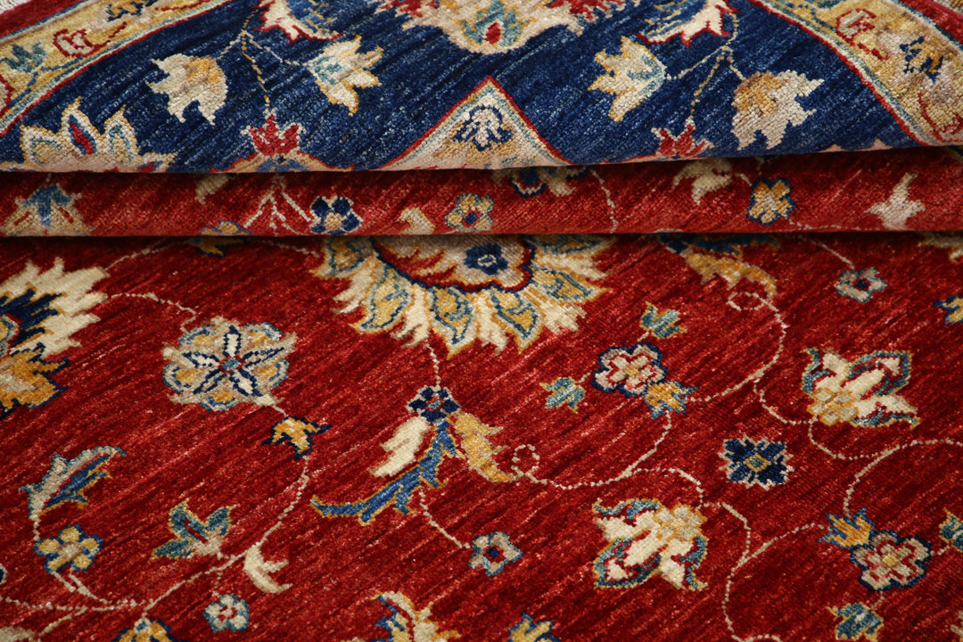 Hand Knotted Ziegler Farhan Wool Rug 5' 7" x 7' 4" - No. AT77138