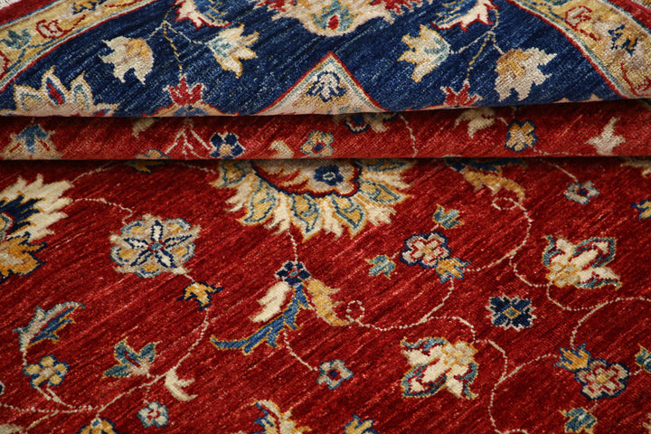 Hand Knotted Ziegler Farhan Wool Rug 5' 7" x 7' 4" - No. AT77138