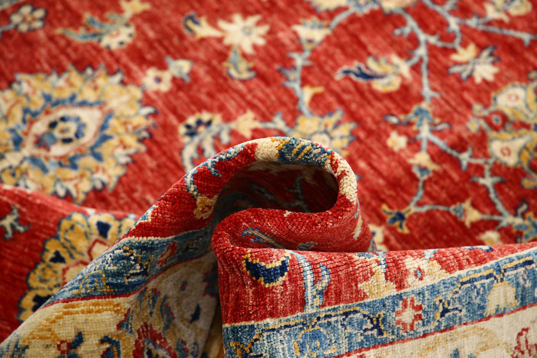 Hand Knotted Ziegler Farhan Wool Rug 5' 7" x 8' 1" - No. AT58897