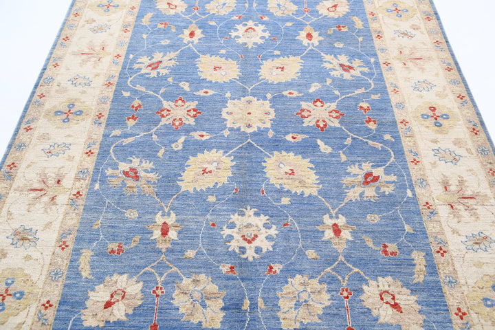 Hand Knotted Ziegler Farhan Wool Rug 5' 7" x 7' 11" - No. AT11171