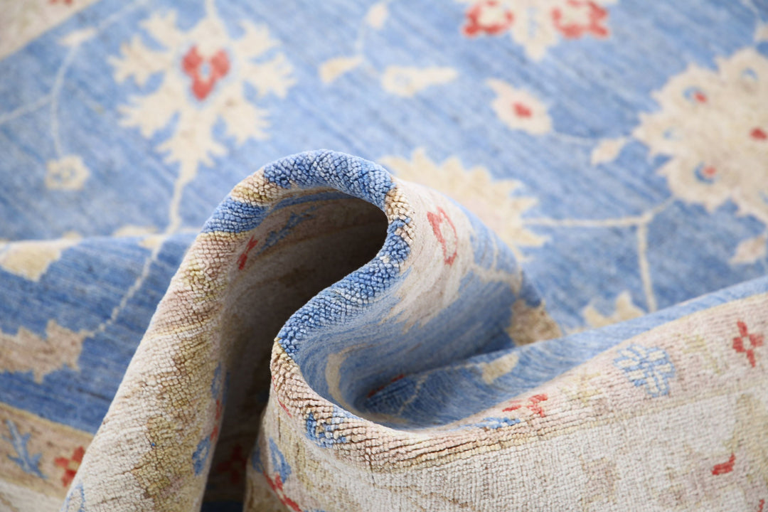 Hand Knotted Ziegler Farhan Wool Rug 5' 7" x 7' 11" - No. AT11171