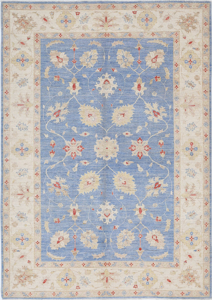 Hand Knotted Ziegler Farhan Wool Rug 5' 7" x 7' 11" - No. AT11171