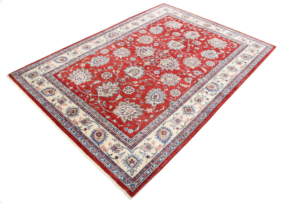 Hand Knotted Ziegler Farhan Wool Rug 5' 6" x 7' 9" - No. AT85400