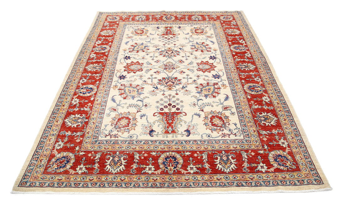 Hand Knotted Ziegler Farhan Wool Rug 5' 8" x 7' 10" - No. AT89889